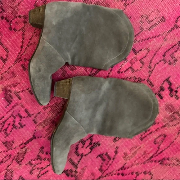 See By Chloe Gray Suede Ankle Booties - Picture 2 of 4